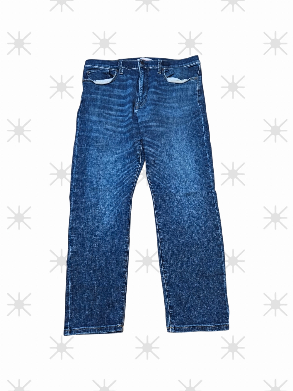 Lucky Brand Men's Straight Jeans - Indigo Blue Wash 36x30